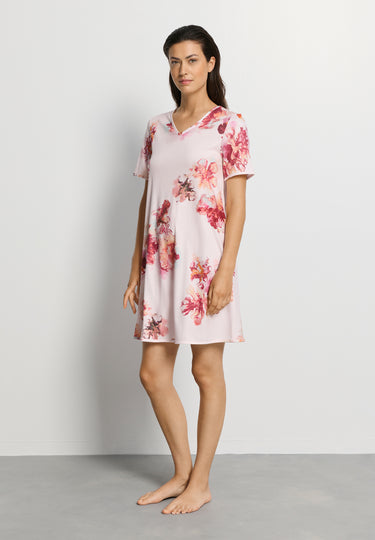 Cleo S/Slv Nightdress 90cm | Poured Blossoms 79535-2392